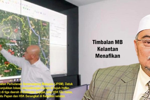 Sindiket Curi Emas, Jabatan Hutan Dedah Tetapi Timbalan Menteri Besar Kelantan Nafi